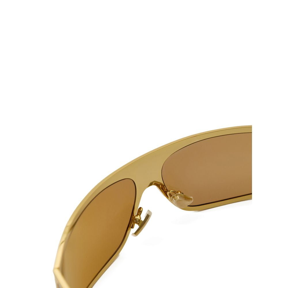 Bottega Veneta Gold Metal Sunglasses - Zeiniez
