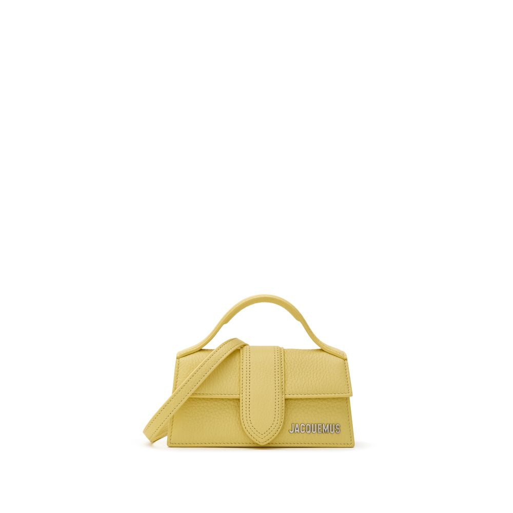 Jacquemus Yellow Leather Handbag - Zeiniez