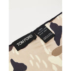 Tom Ford Beige Silk Pocket Square - Zeiniez