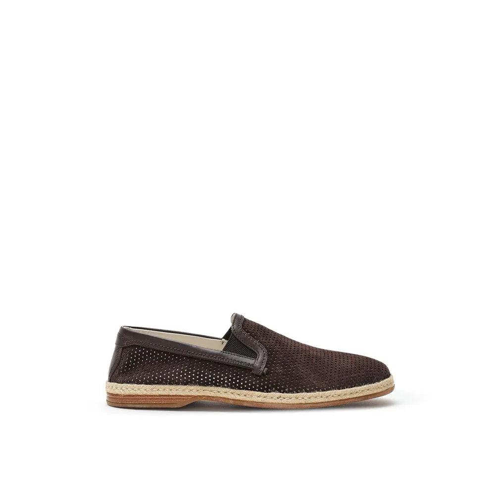 Dolce & Gabbana Brown Suede Leather Espadrilles - Zeiniez