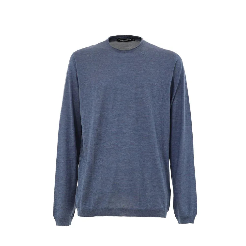 Dolce & Gabbana Blue Silk Sweatshirt - Zeiniez