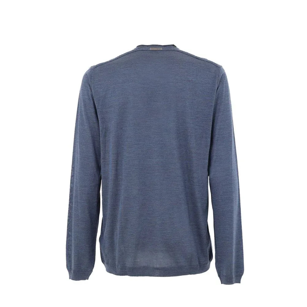 Dolce & Gabbana Blue Silk Sweatshirt - Zeiniez