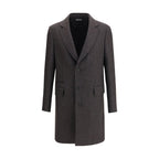 ZEGNA Brown Wool Coat
