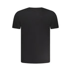 Aeronautica Militare Black Cotton Men's T-Shirt