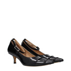 Maison Margiela Black Leather Pumps