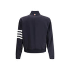 Thom Browne Blue Wool Bomber - Zeiniez