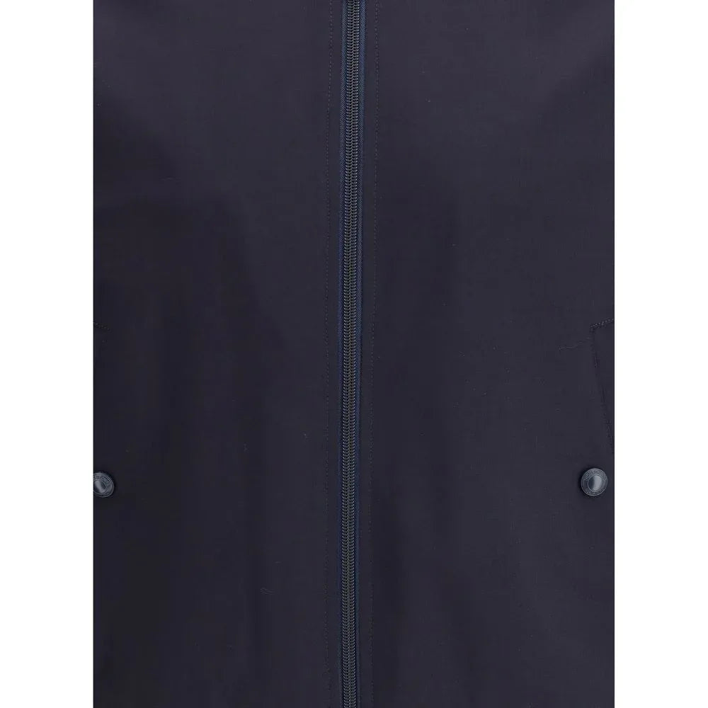 Thom Browne Blue Wool Bomber - Zeiniez