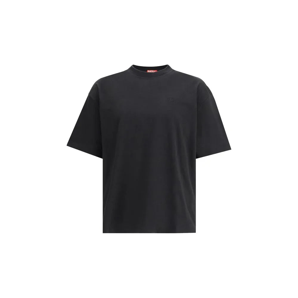 Diesel Black Cotton T-Shirt - Zeiniez