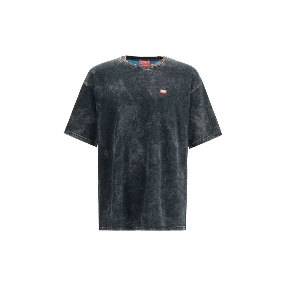 Diesel Black Cotton T-Shirt - Zeiniez