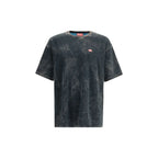 Diesel Black Cotton T-Shirt - Zeiniez
