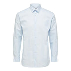 Selected Blue Cotton Dress Shirt - Zeiniez