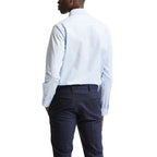 Selected Blue Cotton Dress Shirt - Zeiniez
