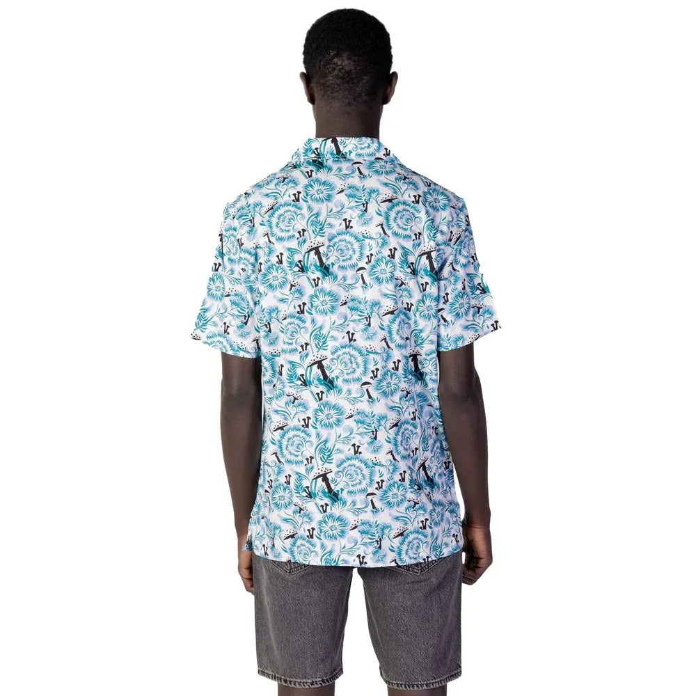 Dickies Blue Cotton Shortsleeve Shirt - Zeiniez