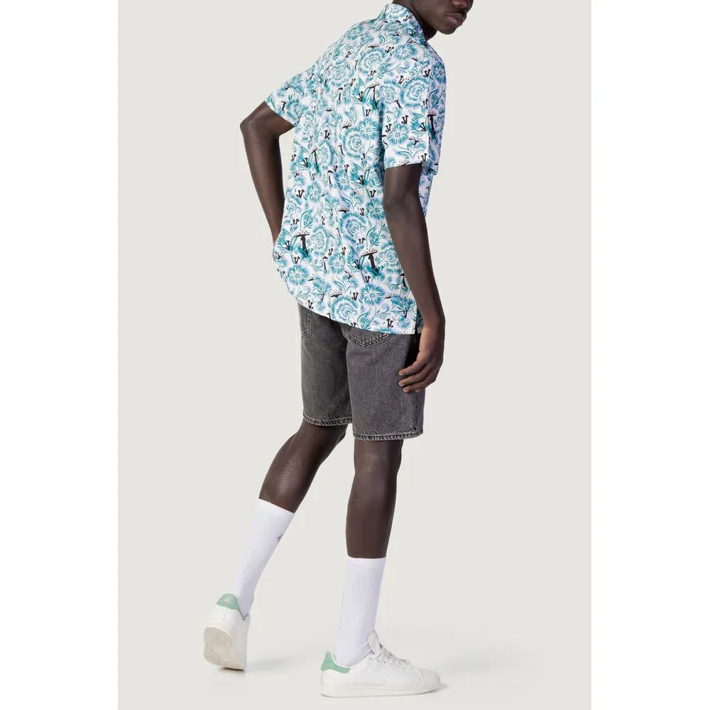 Dickies Blue Cotton Shortsleeve Shirt - Zeiniez