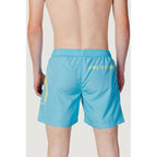 Trussardi Beachwear Blue Polyester Swim Shorts - Zeiniez