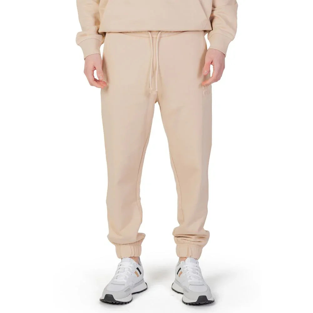 Hugo Boss Beige Cotton Joggers (Workout Pants) - Zeiniez