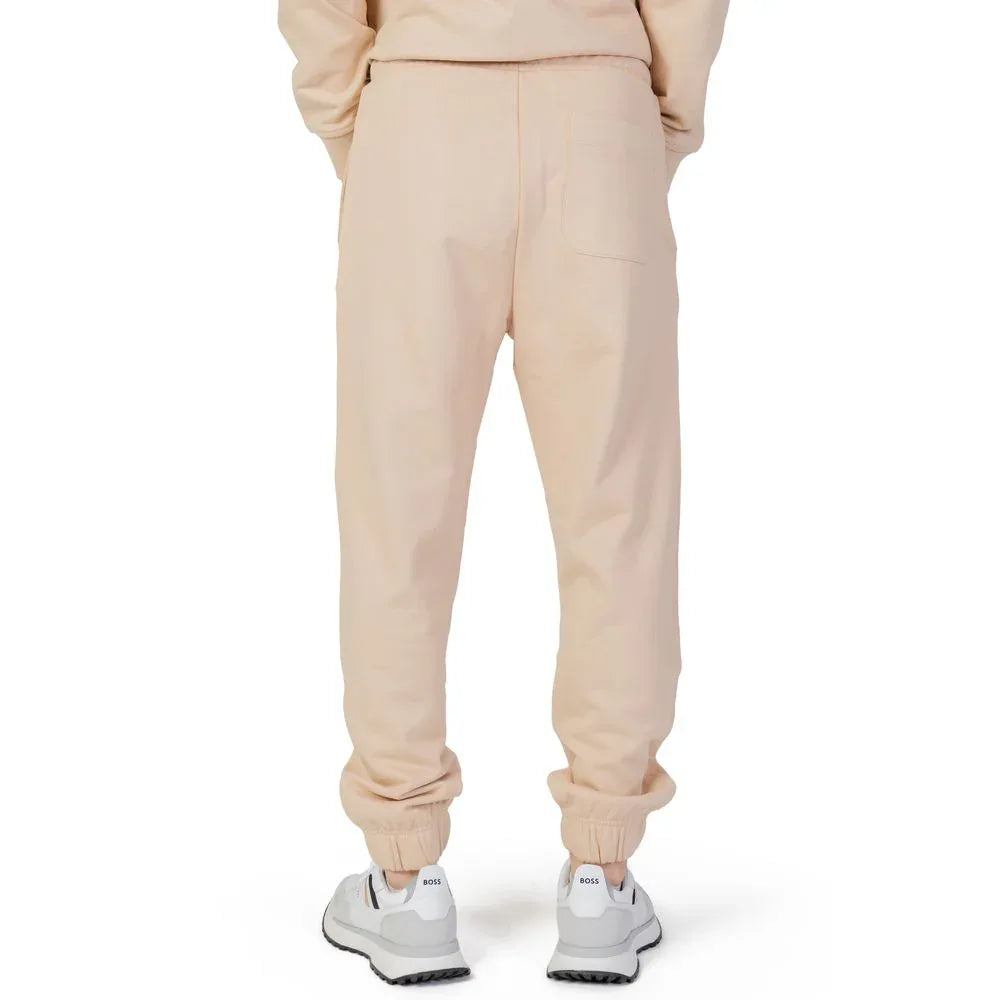 Hugo Boss Beige Cotton Joggers (Workout Pants) - Zeiniez