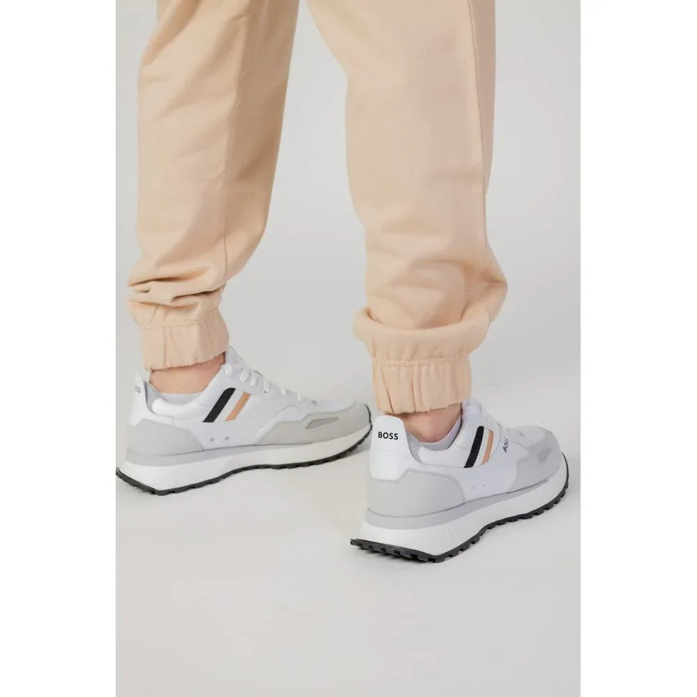 Hugo Boss Beige Cotton Joggers (Workout Pants) - Zeiniez
