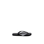 Emporio Armani Underwear Black And White Rubber Flip-Flop Sandals - Zeiniez