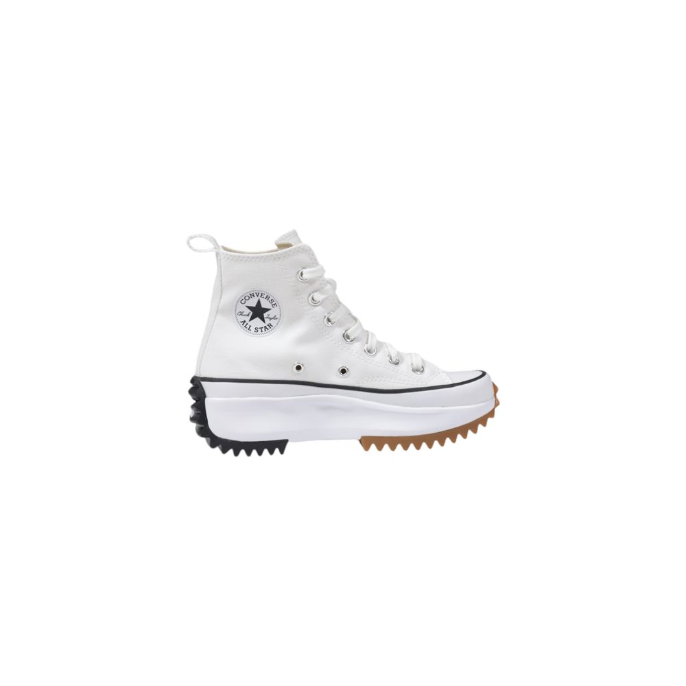 Converse White Fabric Chunky Sneakers - Zeiniez