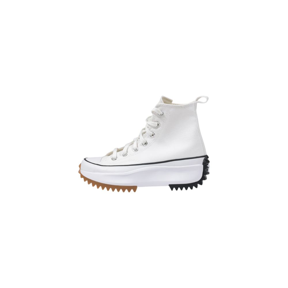 Converse White Fabric Chunky Sneakers - Zeiniez