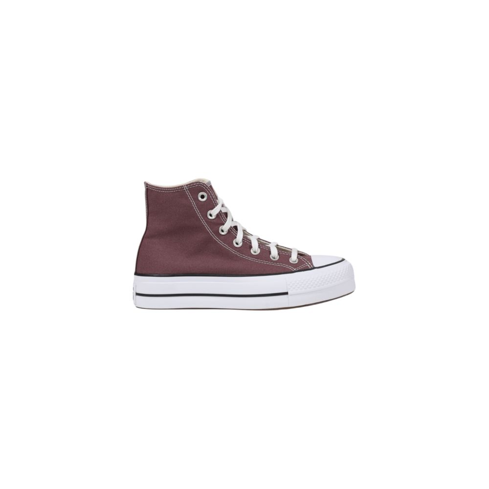 Converse Purple Fabric Platform Sneakers - Zeiniez
