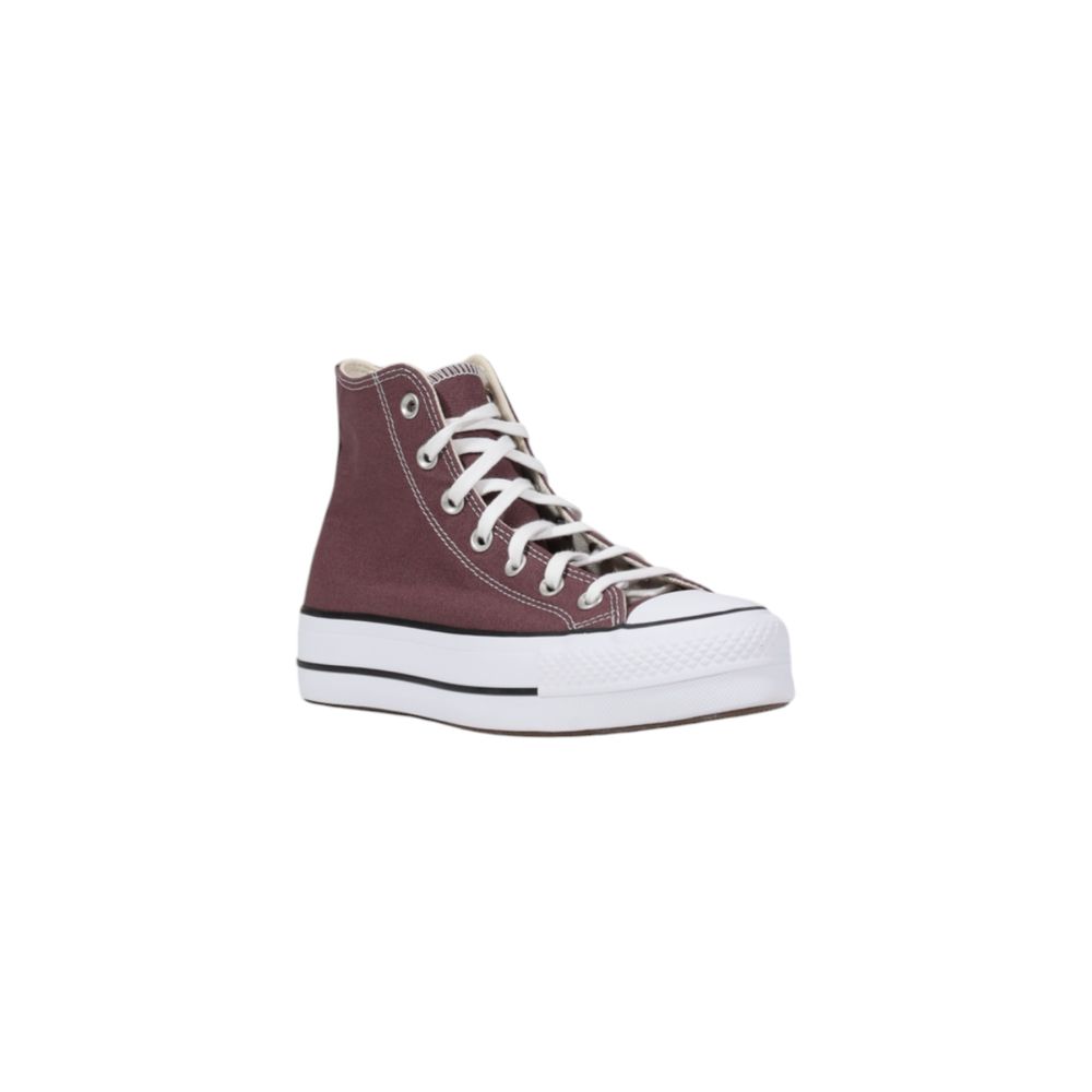 Converse Purple Fabric Platform Sneakers - Zeiniez