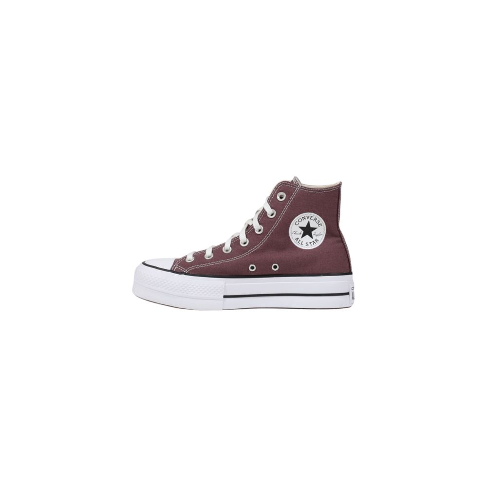 Converse Purple Fabric Platform Sneakers - Zeiniez