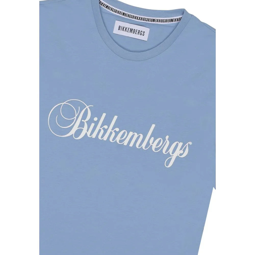 Bikkembergs Blue Cotton T-Shirt - Zeiniez