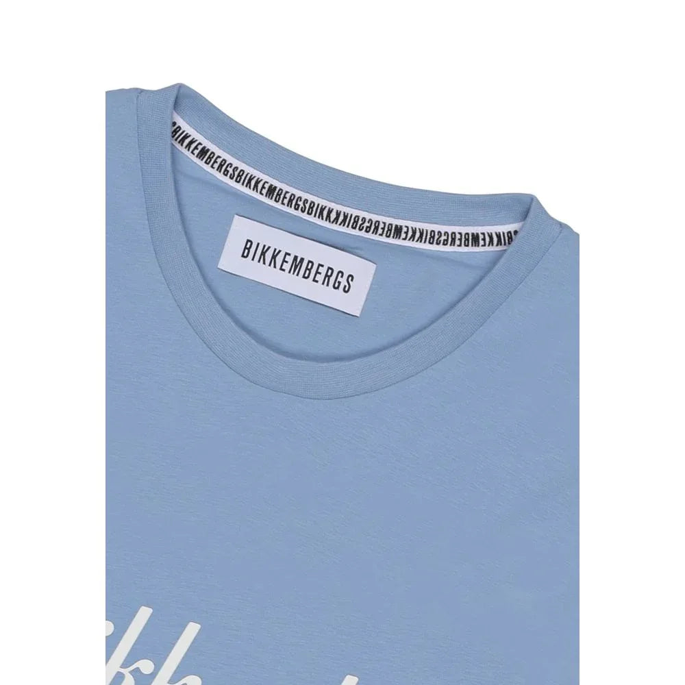 Bikkembergs Blue Cotton T-Shirt - Zeiniez