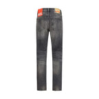 Diesel Gray Cotton Relaxed Fit Jeans - Zeiniez