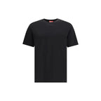 Diesel Black Cotton T-Shirt - Zeiniez