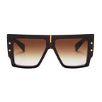 Balmain Brown Acetate Sunglasses - Zeiniez