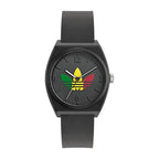 Adidas Black Synthetic Dress Watch