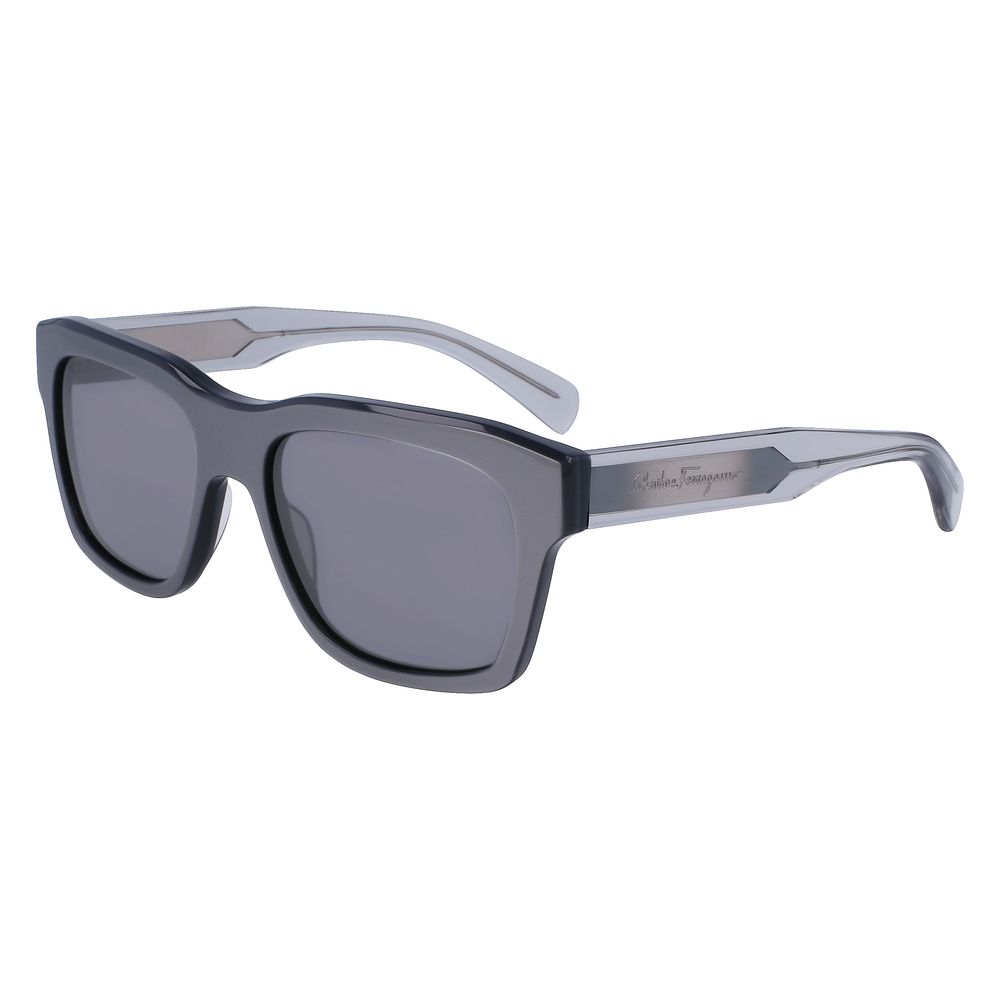 Ferragamo Gray Acetate Sunglasses - Zeiniez
