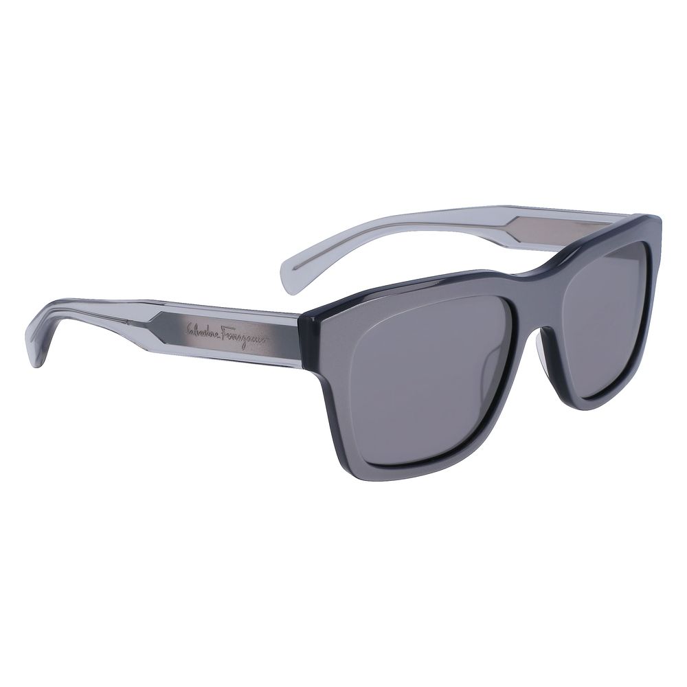 Ferragamo Gray Acetate Sunglasses - Zeiniez