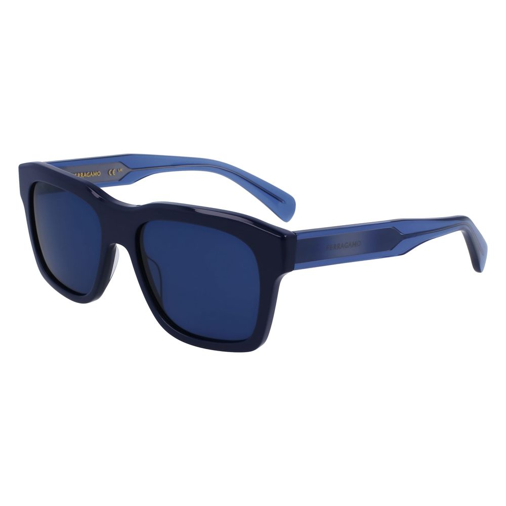 Ferragamo Blue Acetate Sunglasses - Zeiniez
