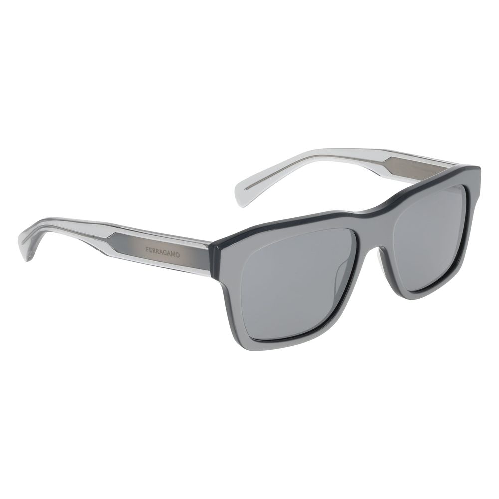 Ferragamo Gray Acetate Sunglasses - Zeiniez