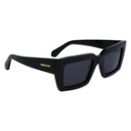 Ferragamo Black Acetate Sunglasses