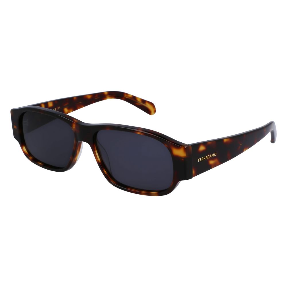Ferragamo Brown Acetate Sunglasses - Zeiniez