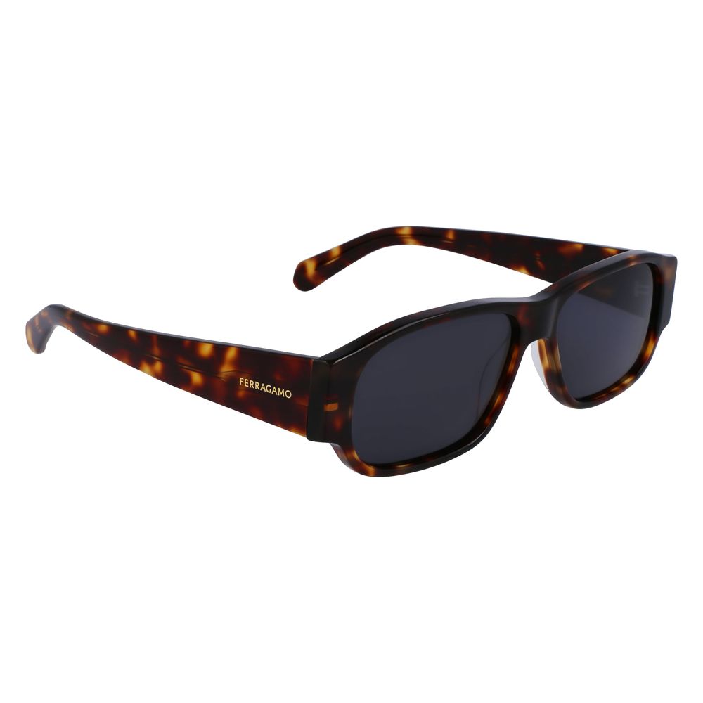 Ferragamo Brown Acetate Sunglasses - Zeiniez