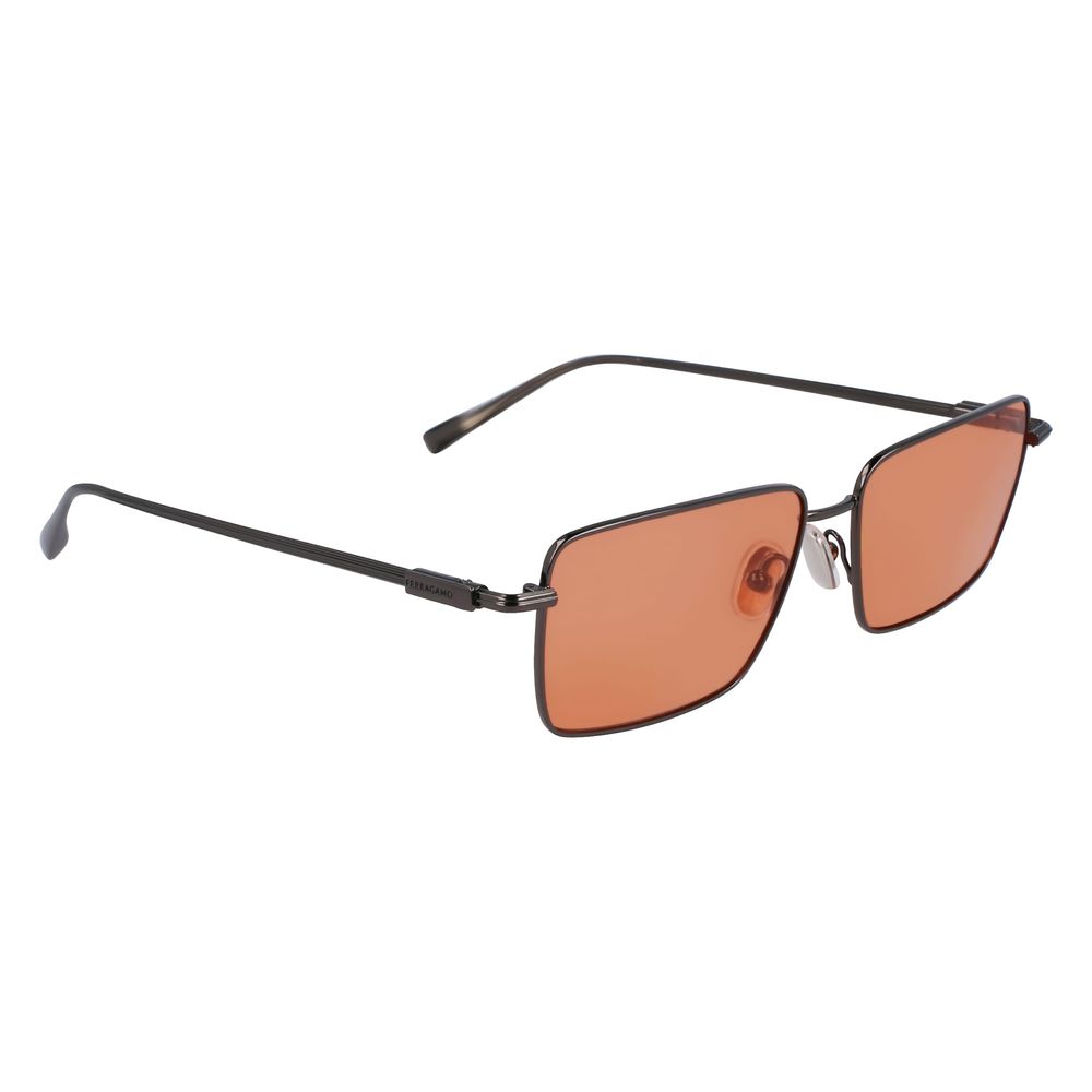 Ferragamo Gray Metal Sunglasses - Zeiniez