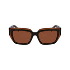 Ferragamo Brown Acetate Sunglasses