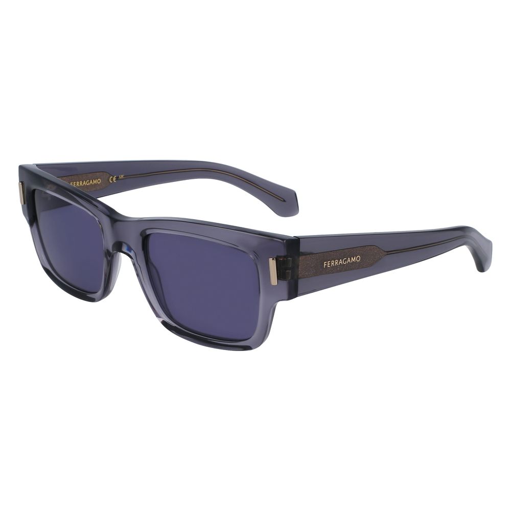 Ferragamo Gray Acetate Sunglasses - Zeiniez