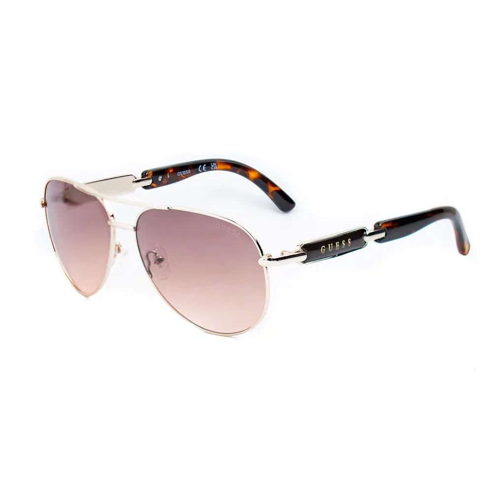 Guess Gold Metal Sunglasses - Zeiniez