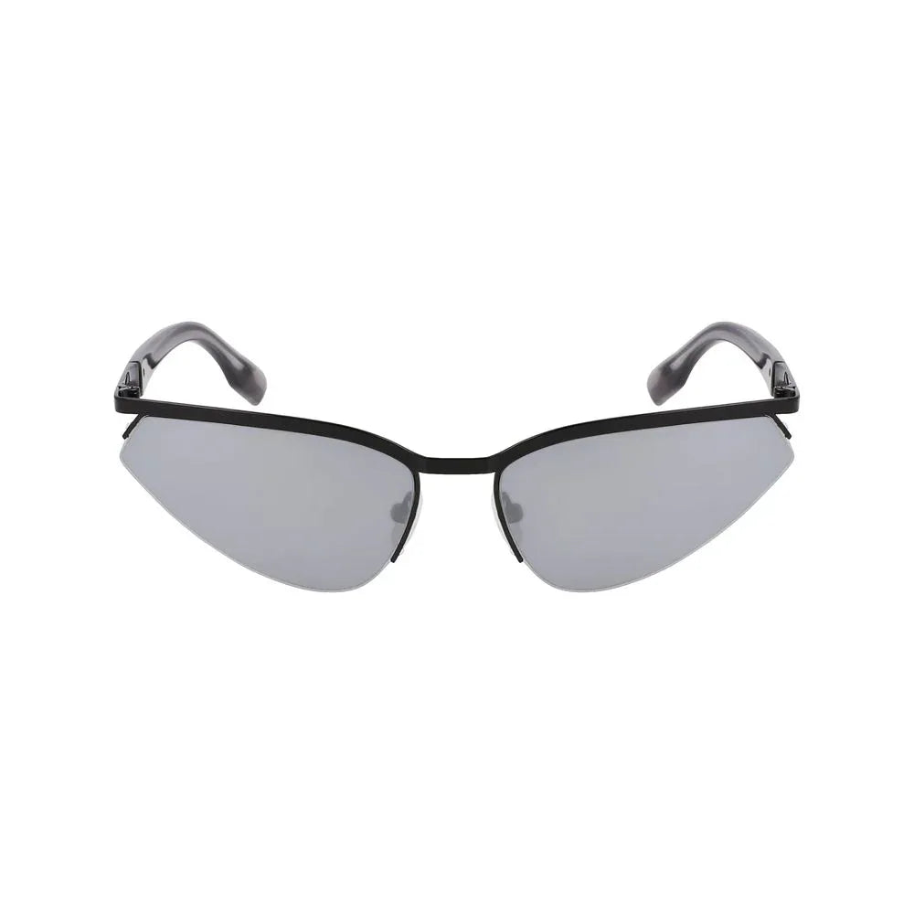 Karl Lagerfeld Black Metal Sunglasses - Zeiniez