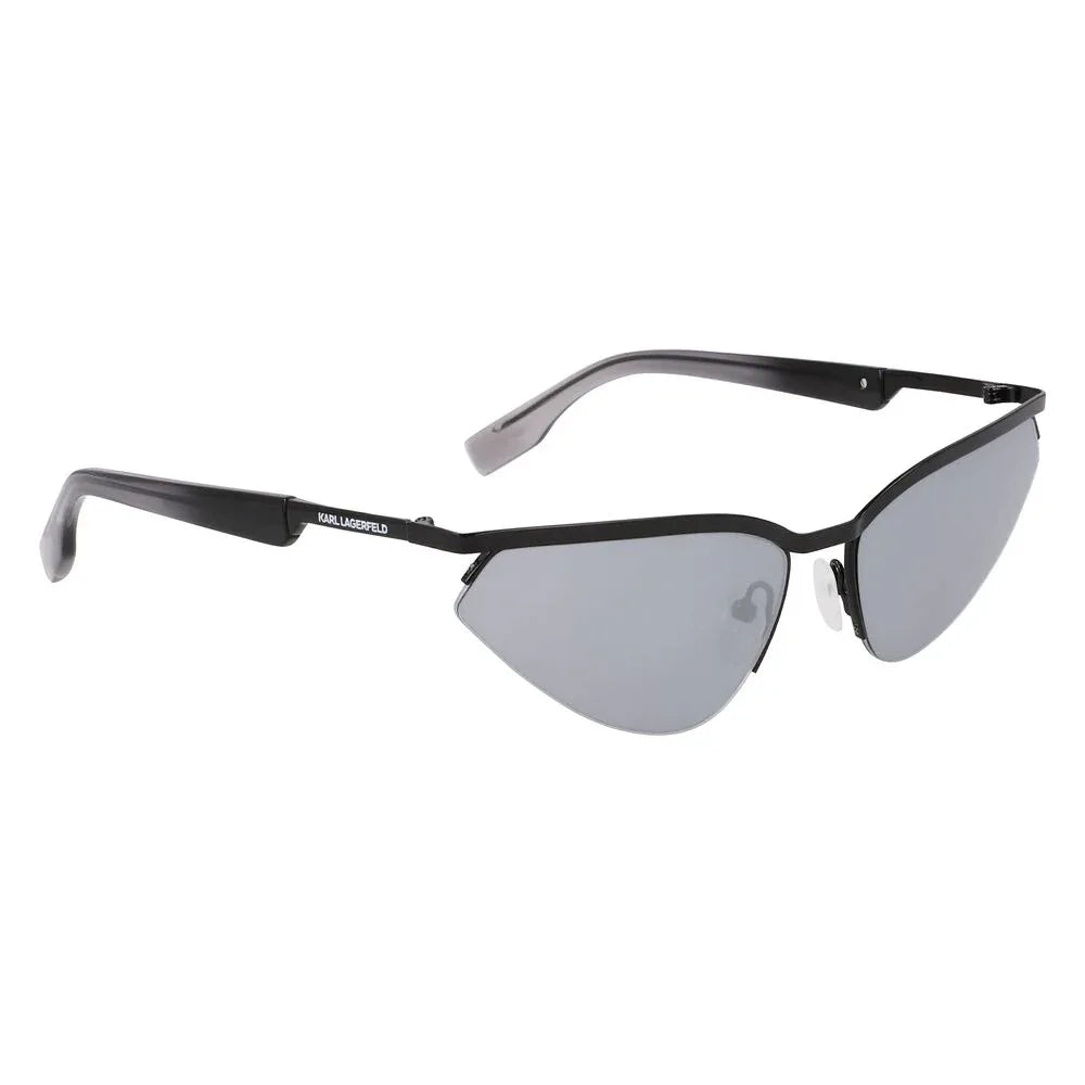 Karl Lagerfeld Black Metal Sunglasses - Zeiniez