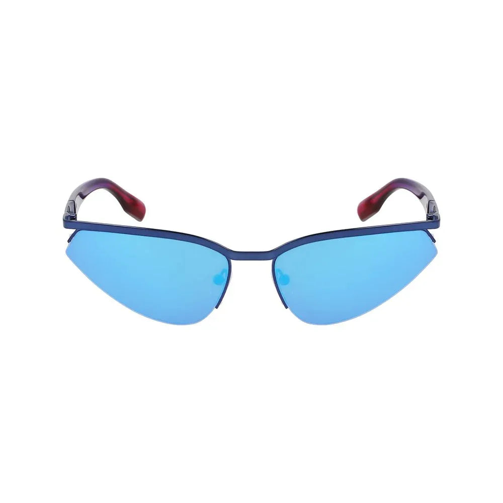Karl Lagerfeld Blue Metal Sunglasses - Zeiniez
