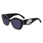Karl Lagerfeld Black Acetate Sunglasses - Zeiniez