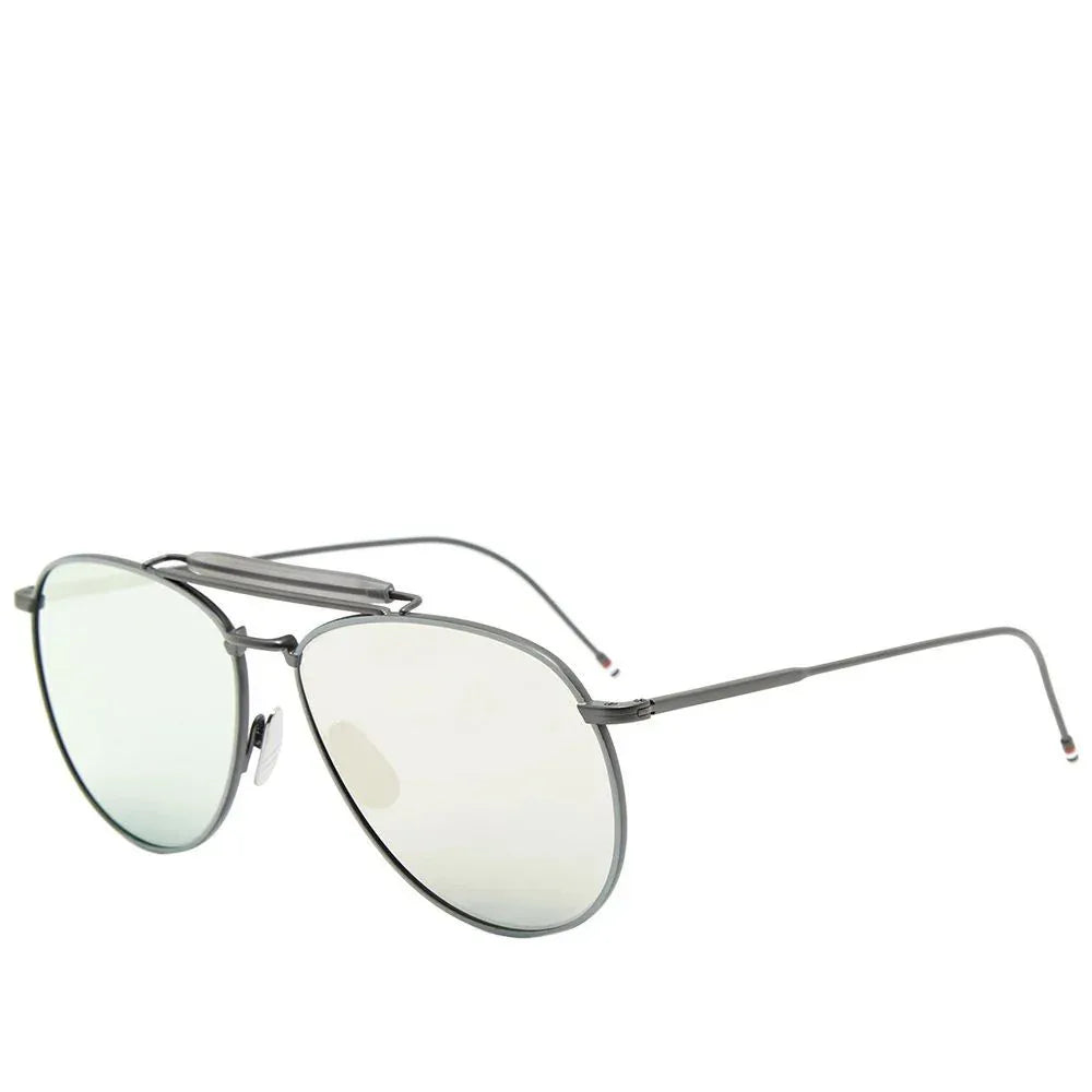 Thom Browne Gray Titanium Sunglasses - Zeiniez